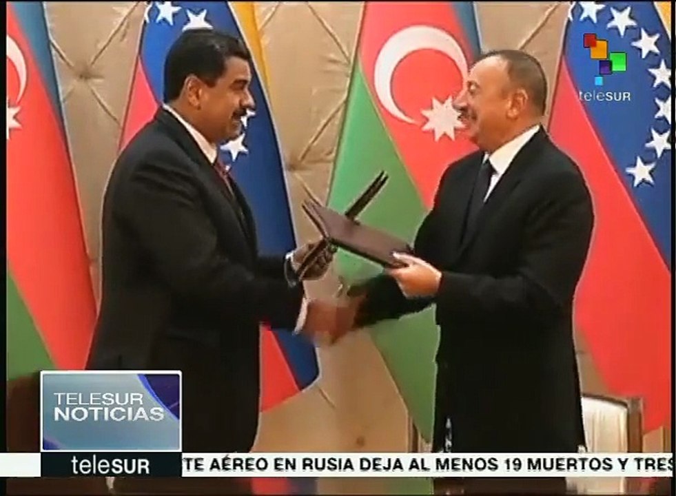 Venezuela y Azerbaiyán firman acuerdos de cooperación bilateral
