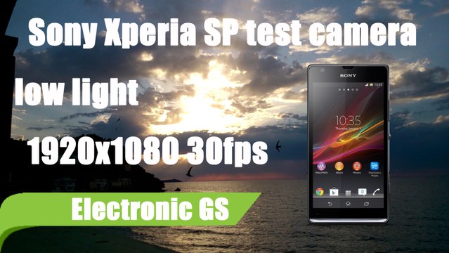 Sony Xperia SP test camera 1080P in low light