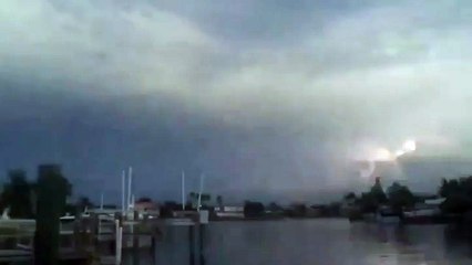 Crazy lighting bolt in Tampa
