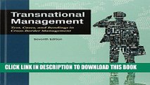 [Free Read] Transnational Management: Text, Cases   Readings in Cross-Border Management Free Online