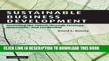 [Free Read] Sustainable Business Development: Inventing the Future Through Strategy, Innovation,