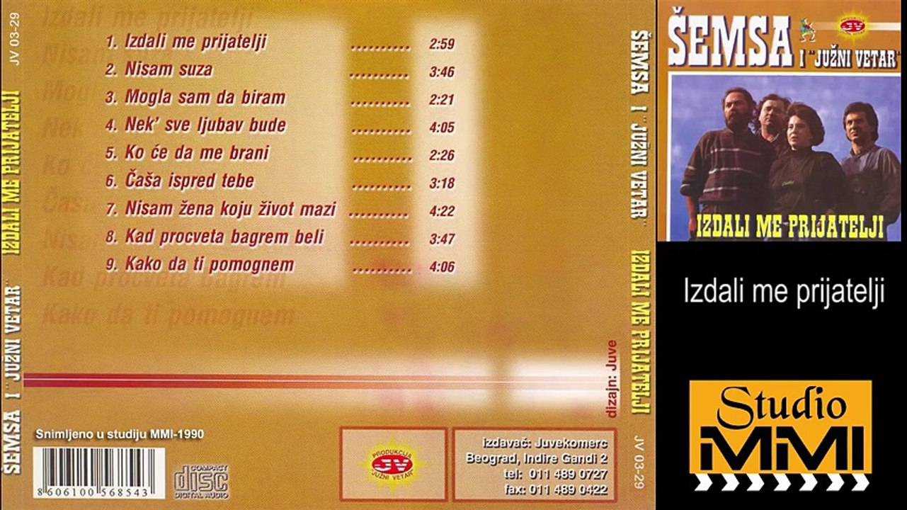 Semsa Suljakovic I Juzni Vetar Zasto Si Se Napio