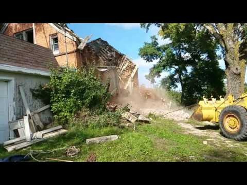 House Demolition With The Loader!