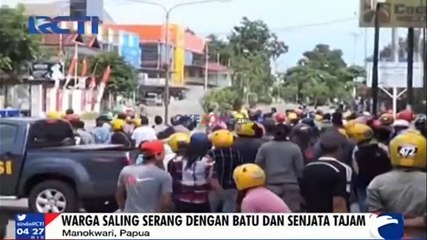 Bentrok 2 Kelompok Warga di Manokwari