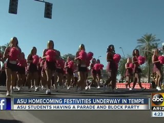 ASU homecoming underway in Tempe