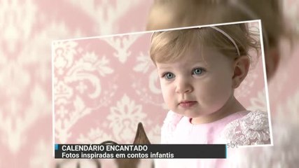 Fotógrafa monta calendário inspirado em contos infantis