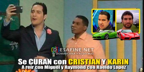 La parodia de CRISTIAN CASABLANCA y KARIN por Areir con Miguel y Raymond con Raledo Lopez