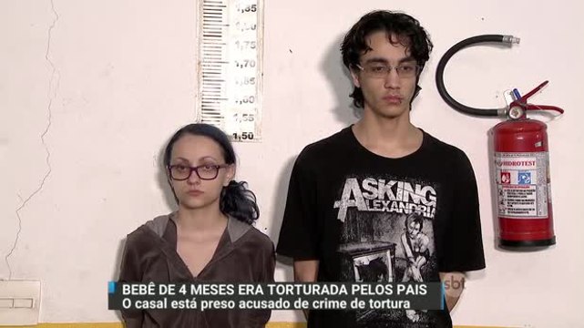 Casal é acusado de torturar a filha de quatro meses
