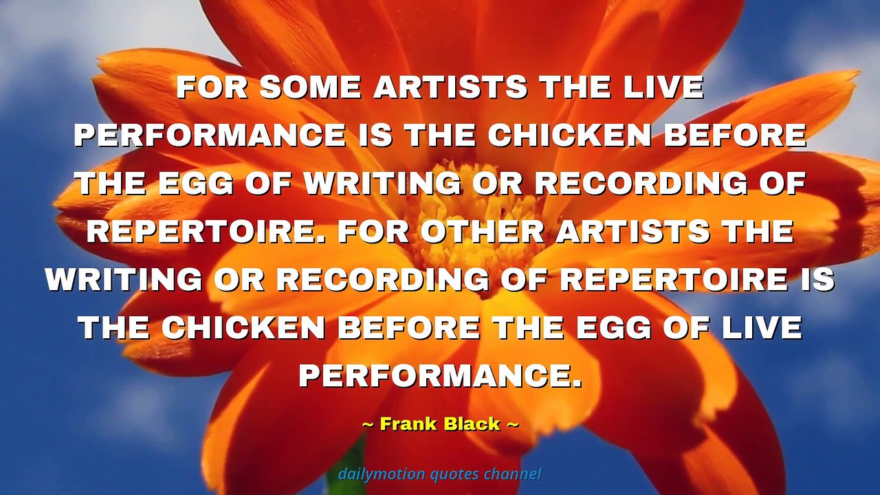 Frank Black Quotes #1