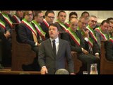 Messina - L'intervento di Renzi e la cerimonia di firma del Patto per il Sud di Messina (22.10.16)
