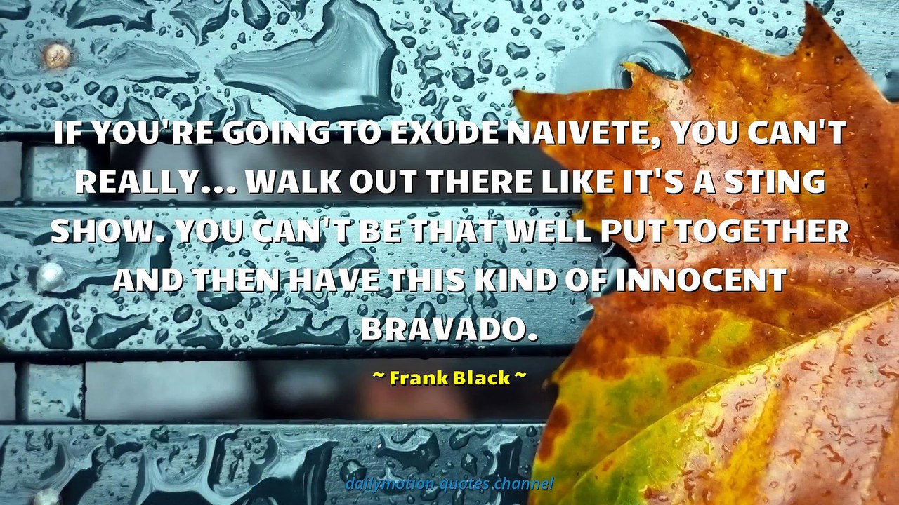 Frank Black Quotes #2