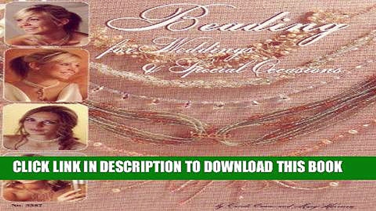 [Read] Ebook Beading For Weddings   More (Design Originals) New Reales