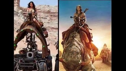 Popular movies before and after visual effects