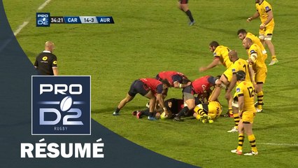 PRO D2 - Résumé Carcassonne-Aurillac: 47-13 - J08 - Saison 2016/2017