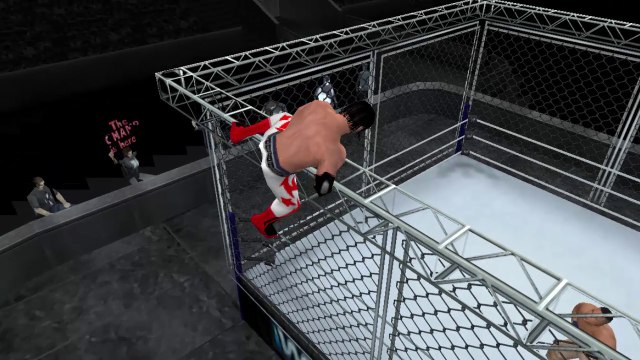 steel cage match aj styles john cena and seth rollins
