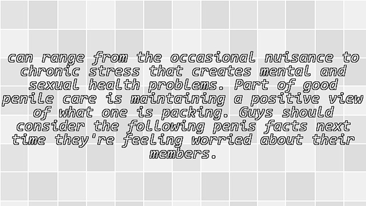 Penis Facts: Developing Positive Male Body Image