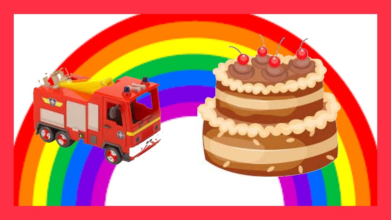 sam le pompier cake et berceuse en anglais | ABC song | itsy bitsy spider