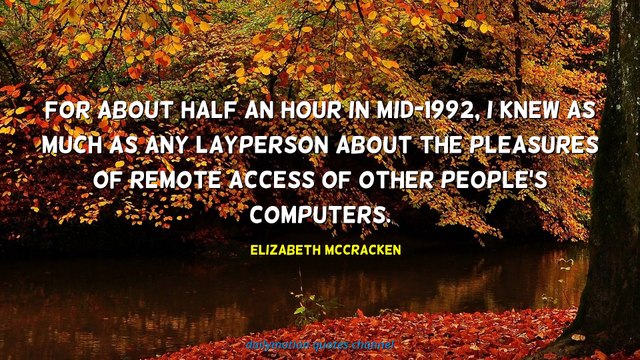 Elizabeth McCracken Quotes #1