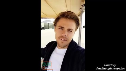 Derek Hough - First day, first table read for Hairspray Live! - October 20, 2016