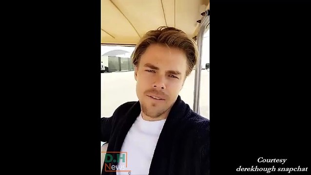Derek Hough - First day, first table read for Hairspray Live! - October 20, 2016