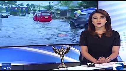 Kawasan Patra Kebon Jeruk Tergenang Banjir