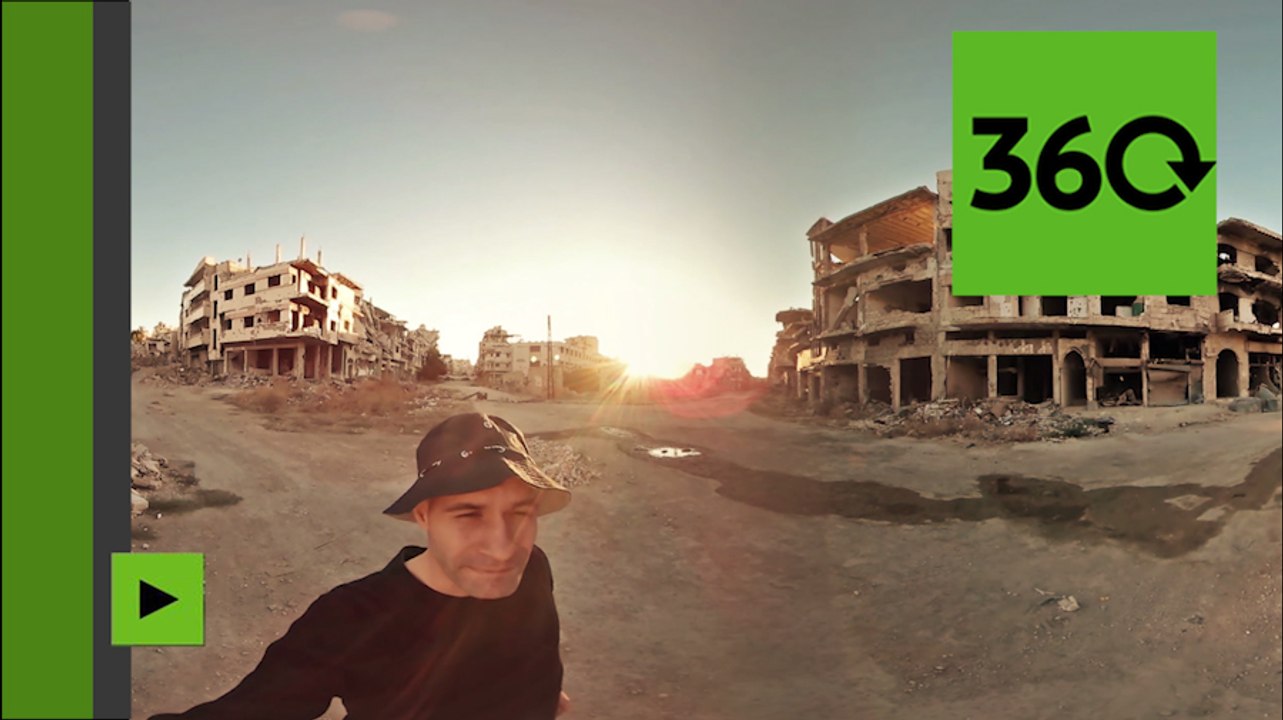 Syrie : voyage panoramique dans les ruines de Homs