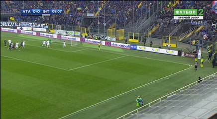 Andrea Masiello Goal  HD - Atalanta	1-0	Inter 23.10.2016 HD