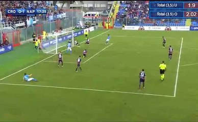 José Callejon Goal 1-0 Crotone vs Napoli 23.10.2016 HD