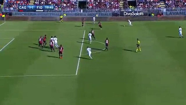 Nikola Kalinic Goal HD - Cagliari 1 - 1 Fiorentina 23.10.2016