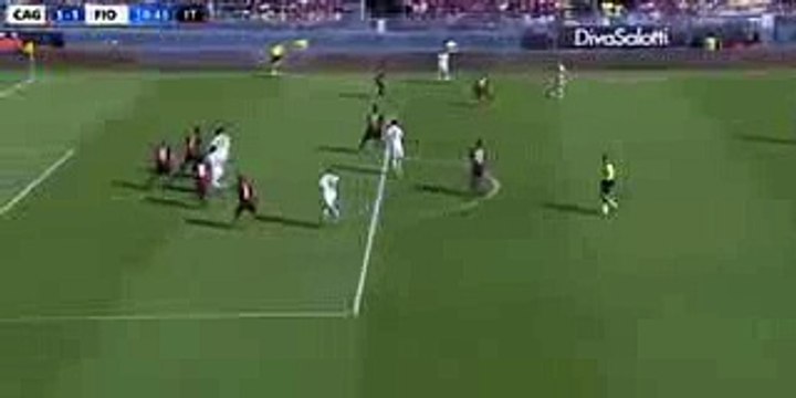 Nikola Kalinic Goal -Cagliari vs Fiorentina 1-1 Serie A 23-10-2016