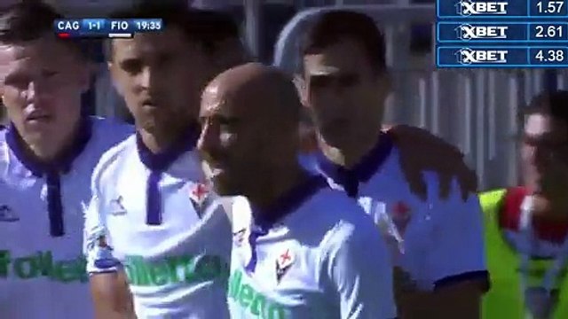 Nikola Kalinić Goal HD - Cagliari 1-1 Fiorentina - 23.10.2016 HD