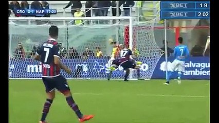 0-1 José Callejon Goal HD - Crotone 0-1 Napoli 23.10.2016 HD