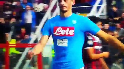 Manolo Gabbiadini Red Card - Crotone vs Napoli 0-2 - Serie A 2016