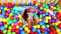 Giant BABY BALL PIT Surprise Toys Newborn DisneyCarToys Baby AllToyCollector Cousins Crib Play Twins