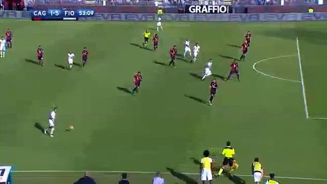 Nikola Kalinic Goal HD - Cagliari 1-5 Fiorentina - 23-10-2016