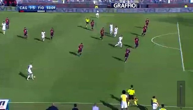 Nikola Kalinic Goal HD - Cagliari 1-5 Fiorentina - 23-10-2016