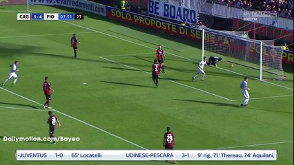 Nikola Kalinic Goal HD - Cagliari 1-5 Fiorentina - 23-10-2016
