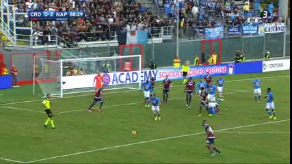 Aleandro Rosi Goal HD - Crotone 1-2 Napoli - 23-10-2016