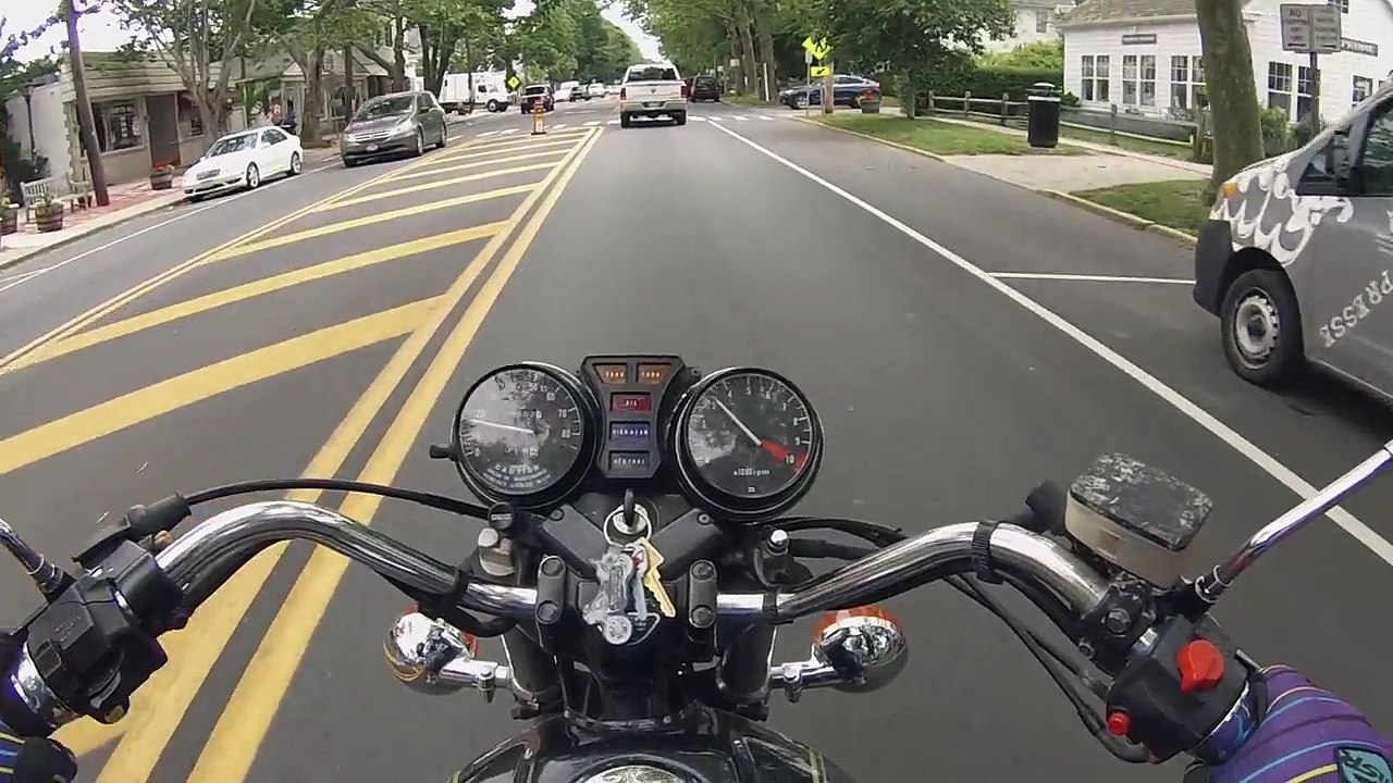 MotoVlog, A Ride To Montauk. 1981 Honda CB750 Custom