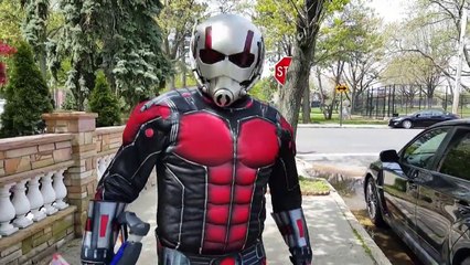 ANTMAN vs MUTANT MOBSTER IRL - Nerf War - Superheroes in Real Life - Spiderman - Marve