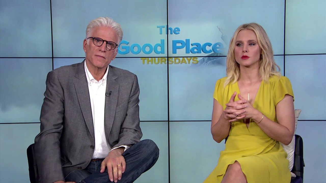 IR Interview: Ted Danson & Kristen Bell For "The Good Place" [NBC]