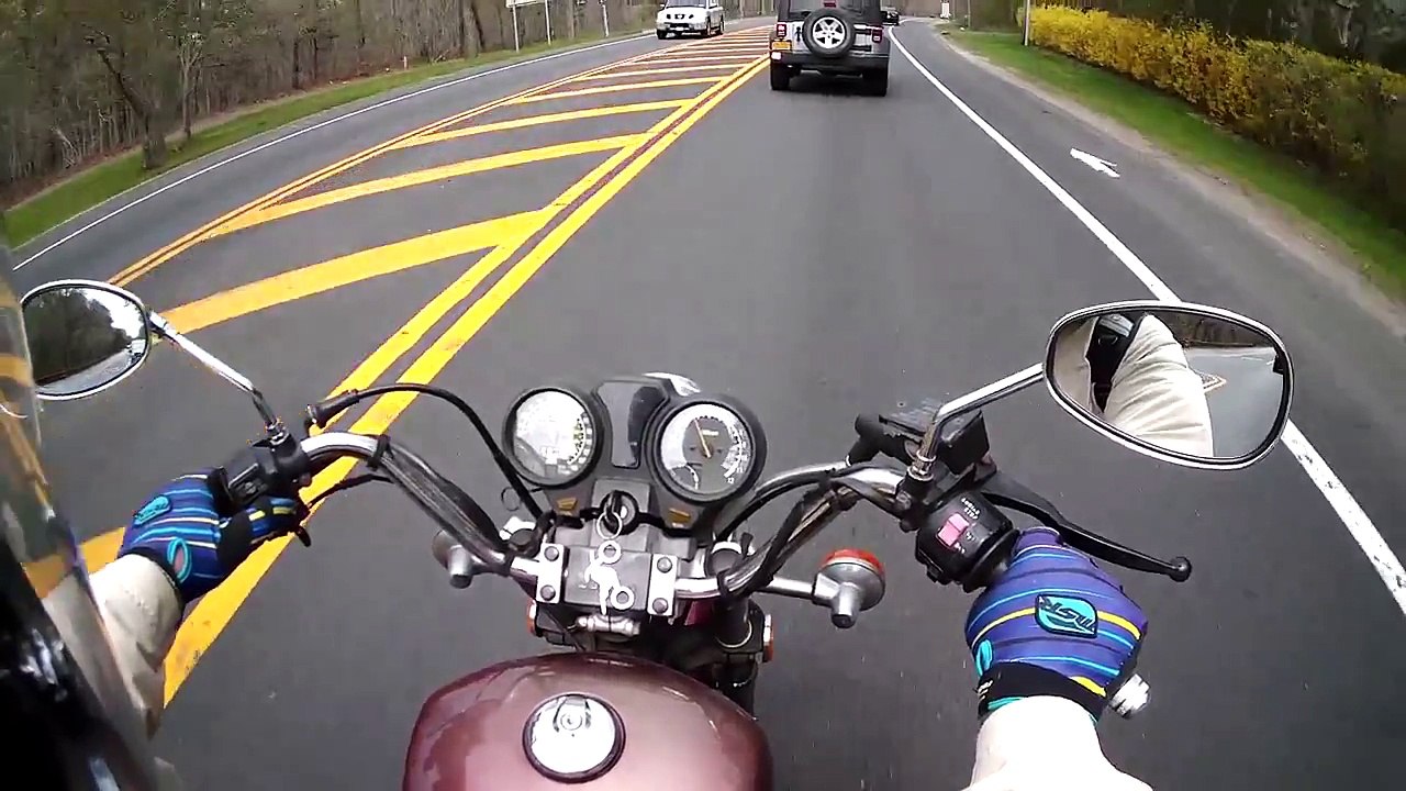 Motovlog, Riding My GS550L Home Long Island NY