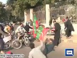 PTI supporter run over by a bike during dharna oh God
