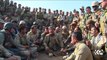Kurdish Peshmergas singing in the middle of War against ISIS