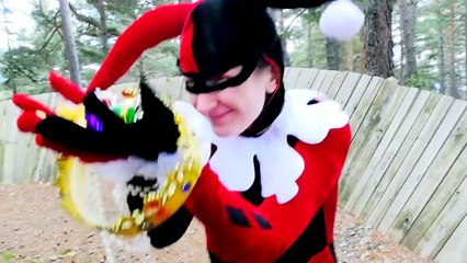 Spiderman vs Police Wanted Dead or Alive! w_ Harley Queen, Frozen Elsa & Fun Superhero In Real Life!