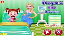 Frozen Games - Pregnant Elsa Baby Doctor Game  #Kidsgames #Barbiegames