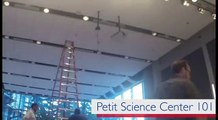 Petit Science Center 101 Tech Upgrade Time Lapse