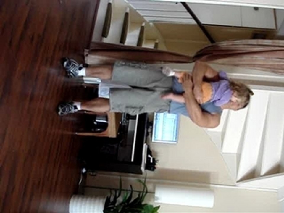 Myah dancing with Dad