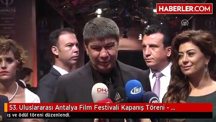 53. Uluslararası Antalya Film Festivali Kapanış Töreni - Menderes Türel