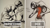 I Illustrated Mental Illness And Disorders For Inktober